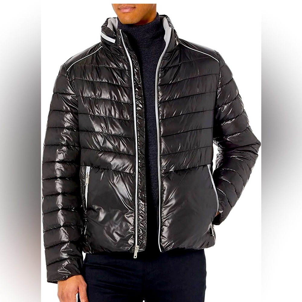 Kenneth Cole New York Men's Nylon Lightweight Puffer XL